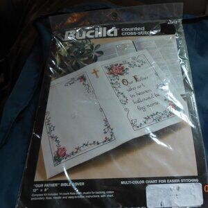 Vintage 1992 Bucilla Our Father Bible Cover - Buy 3 get 1 FREE